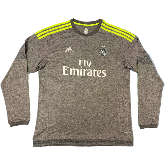 Real Madrid Retro Long Sleeve Away Kit 15/16