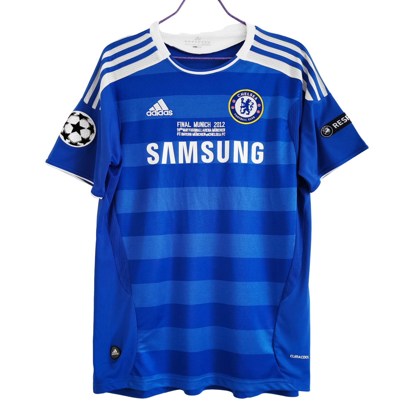 Chelsea Retro Champions League Final Home Kit 11/12 (All Patches Included)