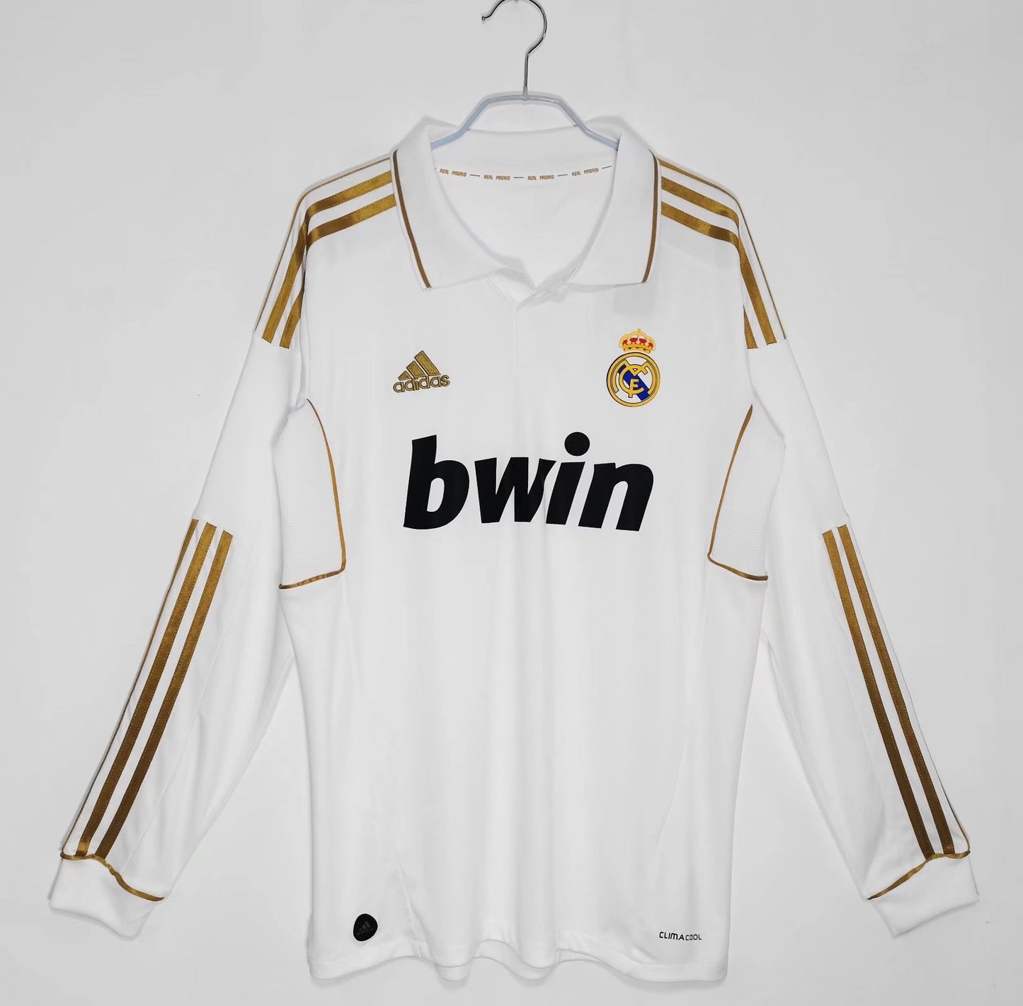 Real Madrid Retro Long Sleeve Home Kit 11/12