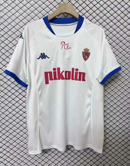 Real Zaragoza Retro Home Kit 00/01