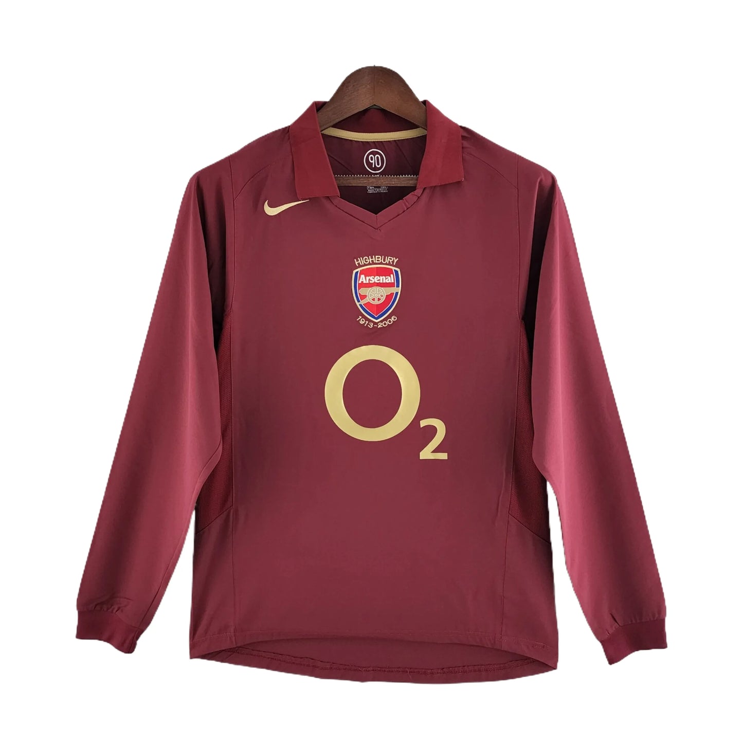 Arsenal Retro Long Sleeve Home Kit 05/06