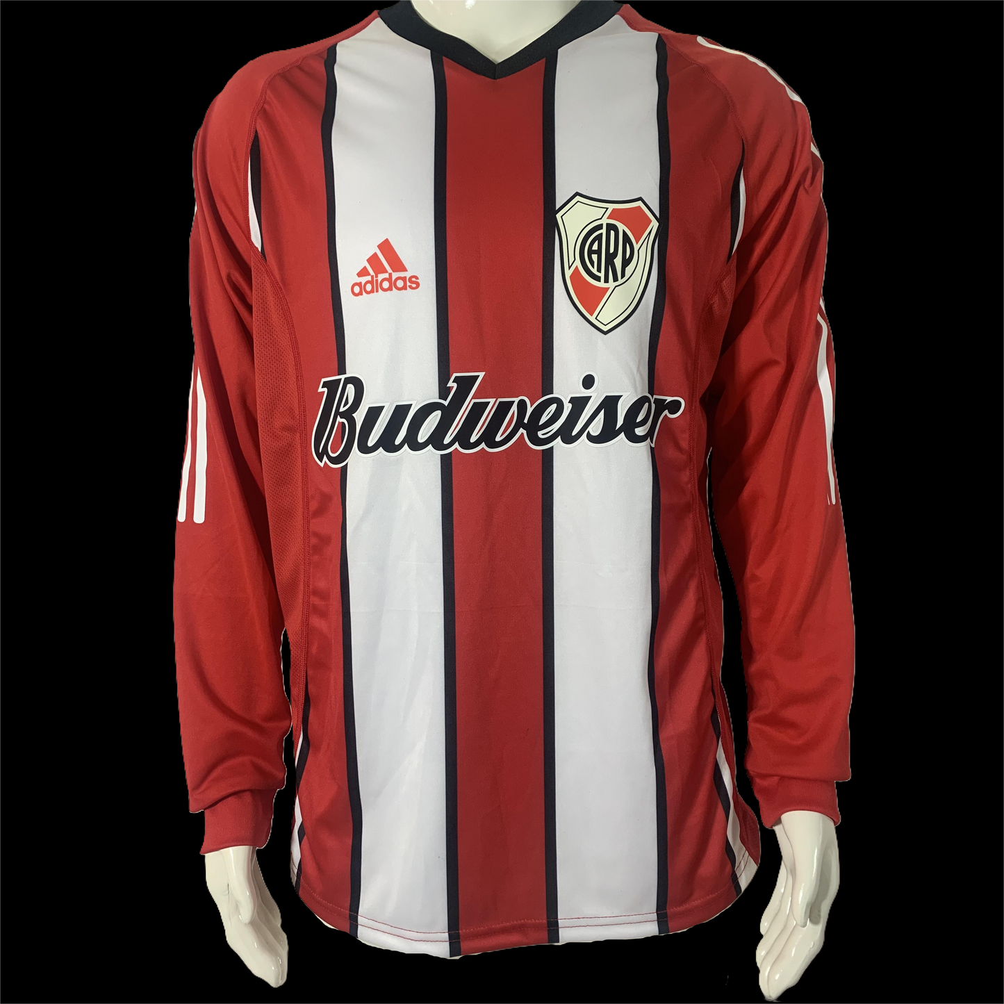 River Plate Retro Long Sleeve Away Kit 03/04