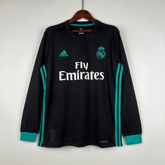 Real Madrid Retro Long Sleeve Away Kit 17/18