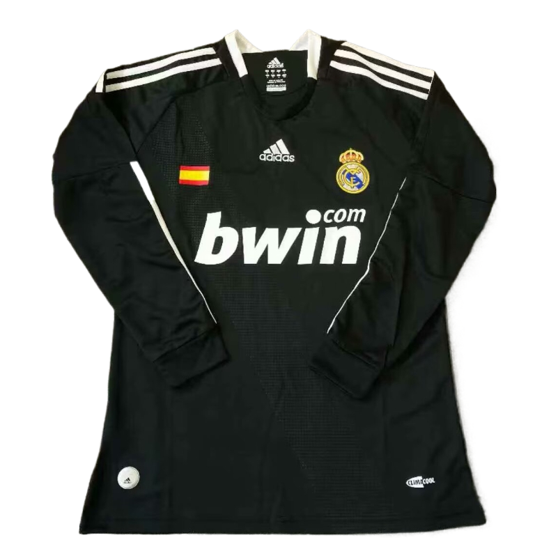 Real Madrid Retro Long Sleeve Away Kit 08/09