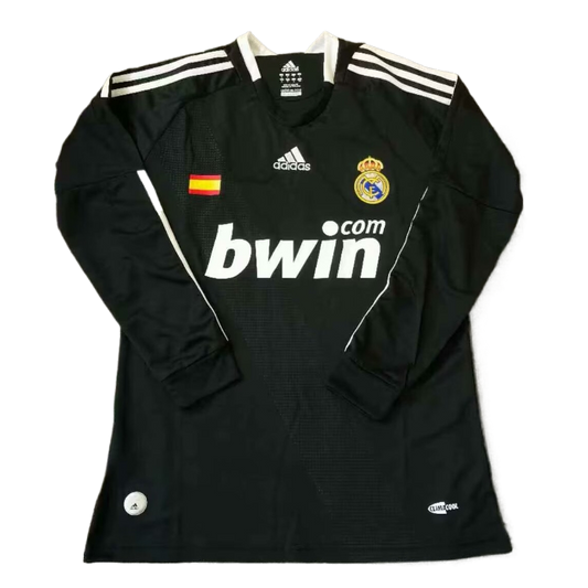 Real Madrid Retro Long Sleeve Away Kit 08/09