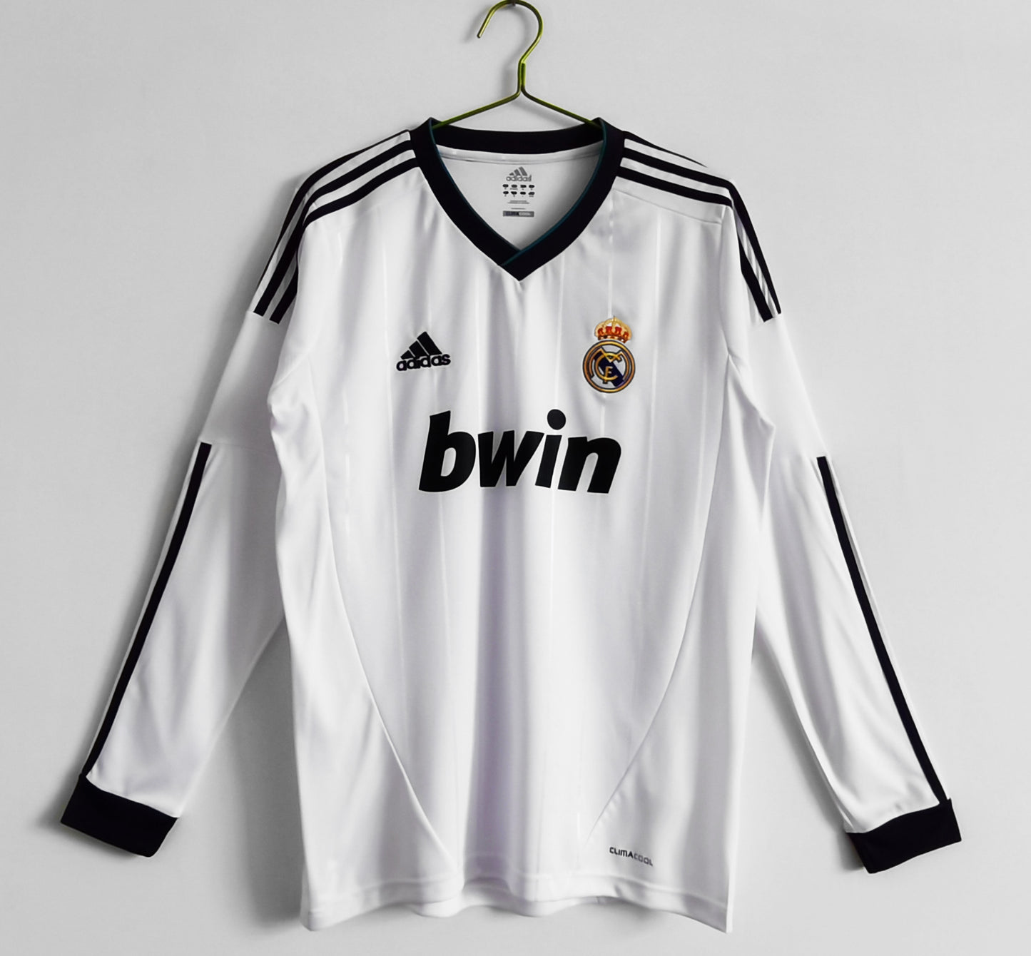 Real Madrid Retro Long Sleeve Home Kit 12/13