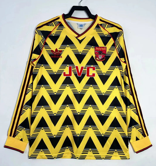 Arsenal Retro Long Sleeve Away Kit 91/93