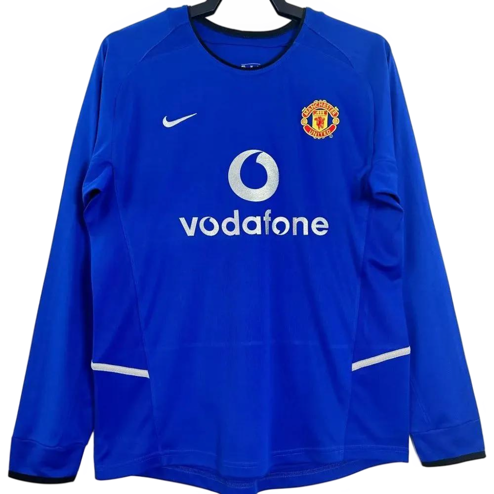 Manchester United Retro Long Sleeve Third Kit 02/03