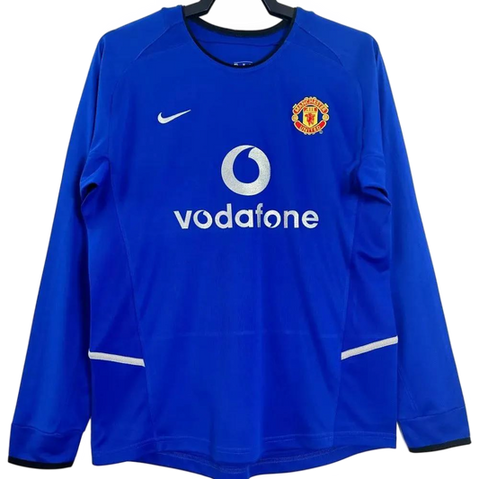 Manchester United Retro Long Sleeve Third Kit 02/03