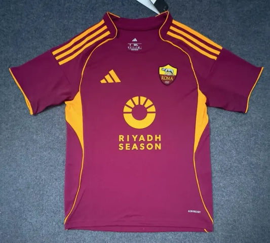 AS Roma Home Kit (With Sponsor) 25/26