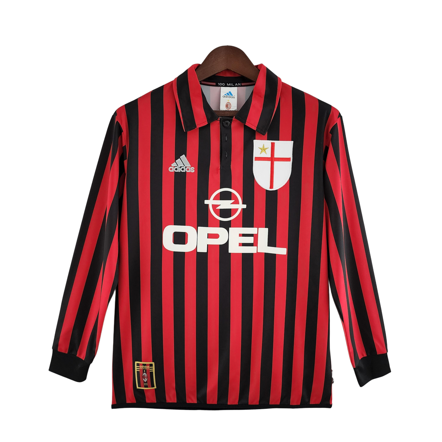 AC Milan Retro Long Sleeve Home Kit 99/00