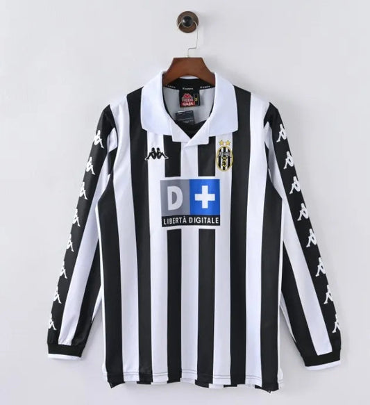 Juventus Retro Long Sleeve Home Kit 99/00