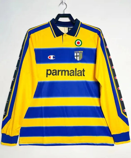 Parma Calcio Retro Long Sleeve Home Kit 99/00