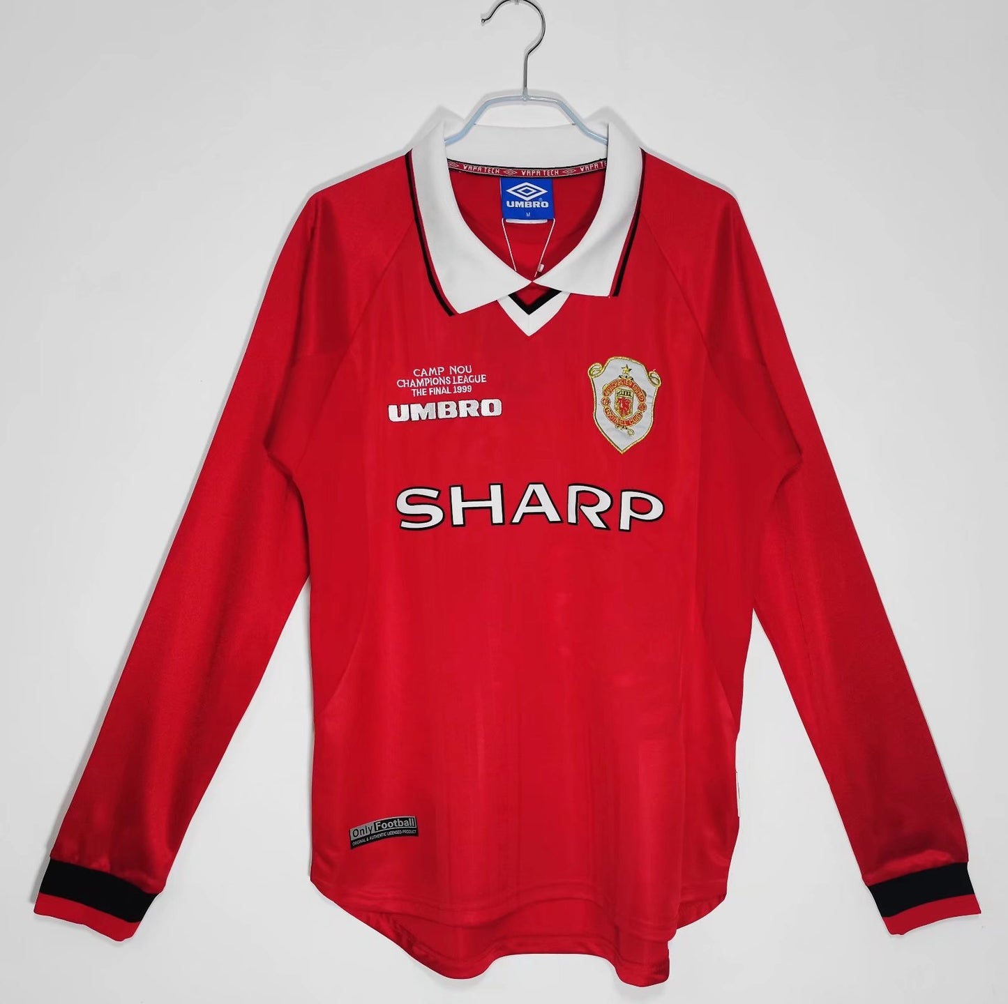 Manchester United Retro Long Sleeve Home Kit 99/00