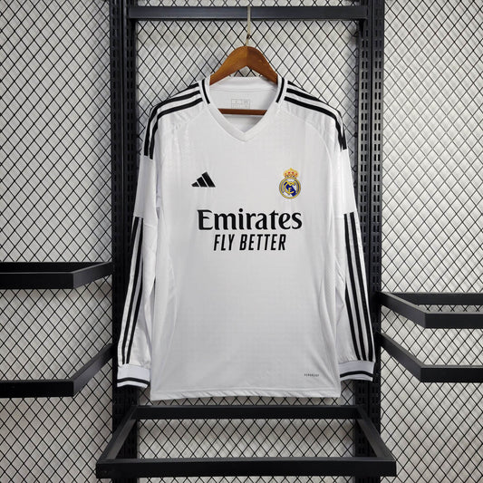 Real Madrid Long Sleeve Home Kit 24/25