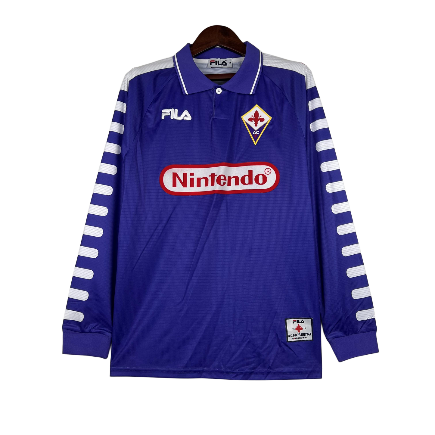 Fiorentina Retro Long Sleeve Home Kit 98/99