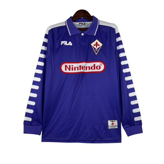Fiorentina Retro Long Sleeve Home Kit 98/99
