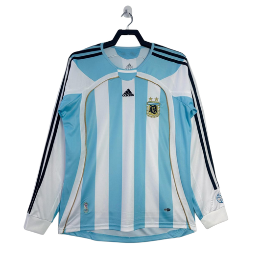 Argentina Retro Long Sleeve Home Kit 05/06