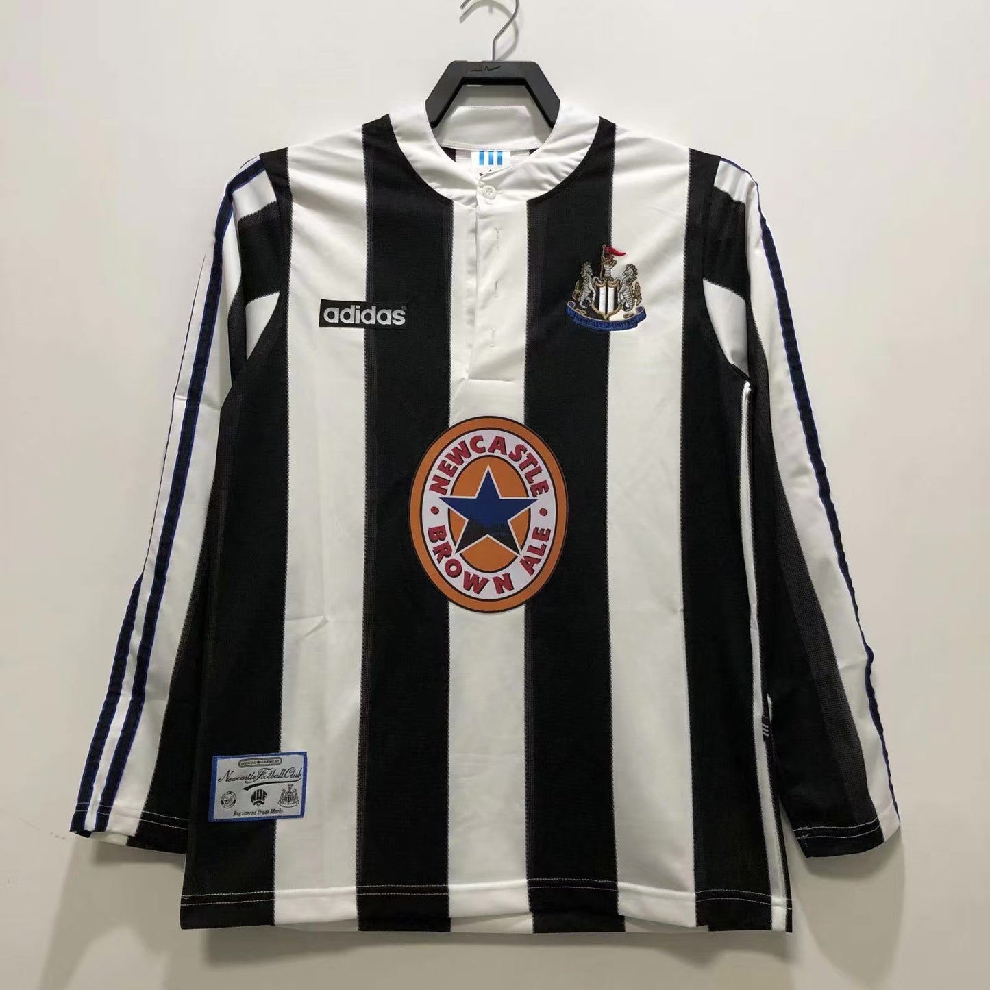 Newcastle Retro Long Sleeves Home Kit 95/97