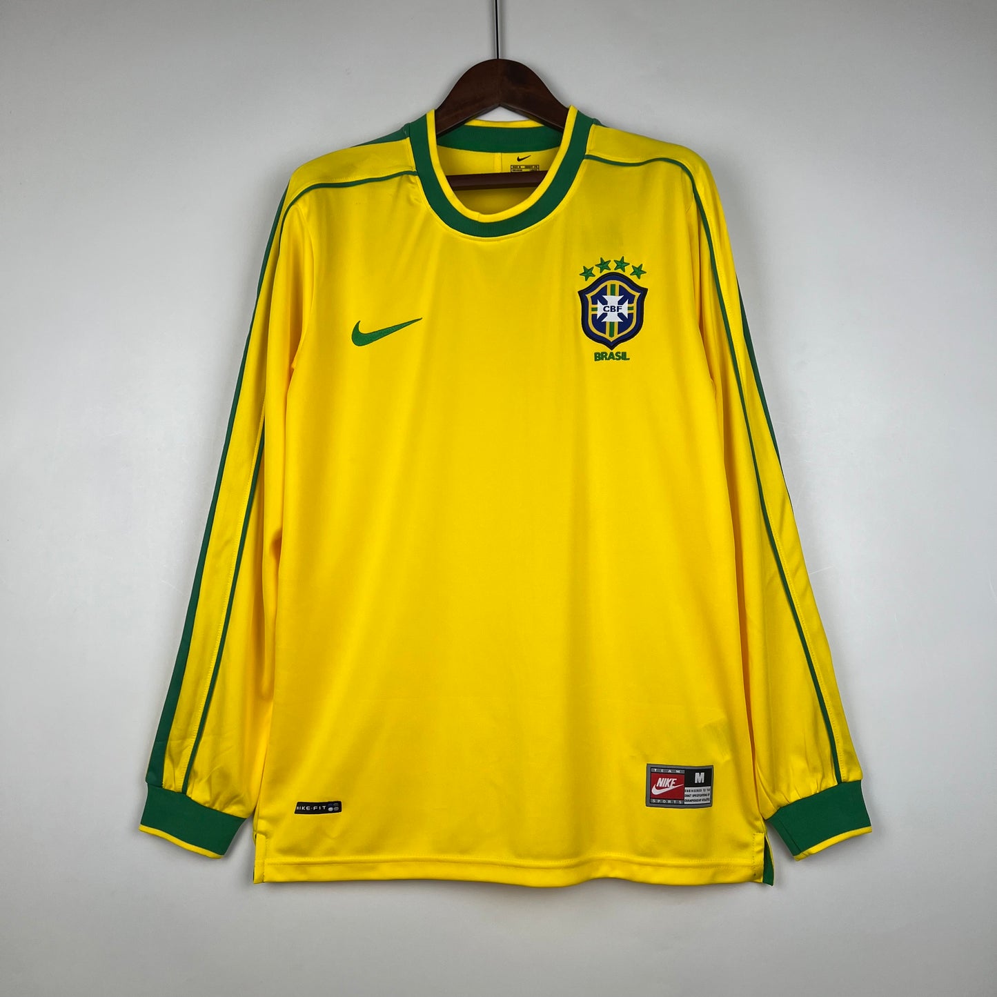 Brazil Retro Long Sleeve Home Kit 97/98