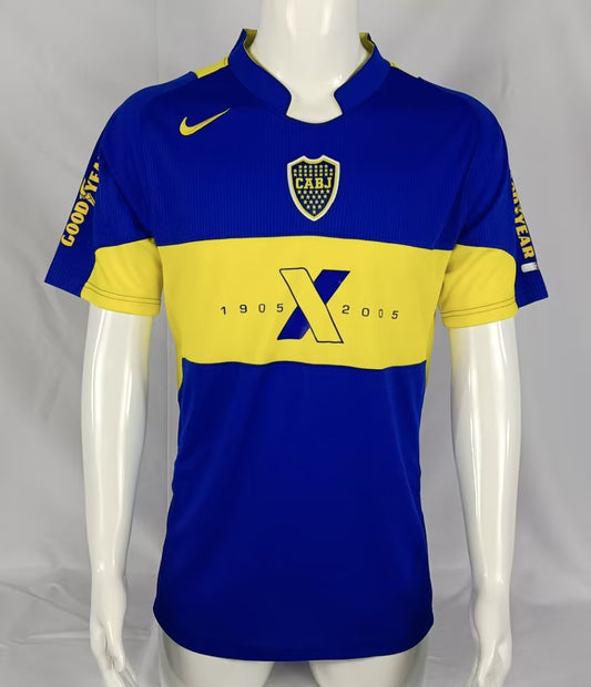 Boca Juniors Retro 100th Anniversary Special Home Kit 05/06