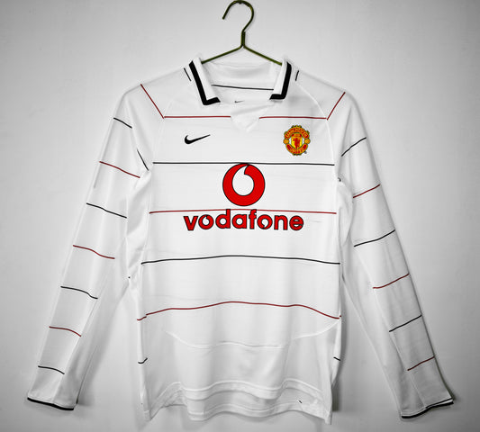 Manchester United Retro Long Sleeve Third Kit 03/04