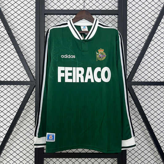 Deportivo De la Corūna Retro Long Sleeve Away Kit 99/00