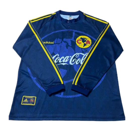 Club America Retro Long Sleeve Away Kit 97/98