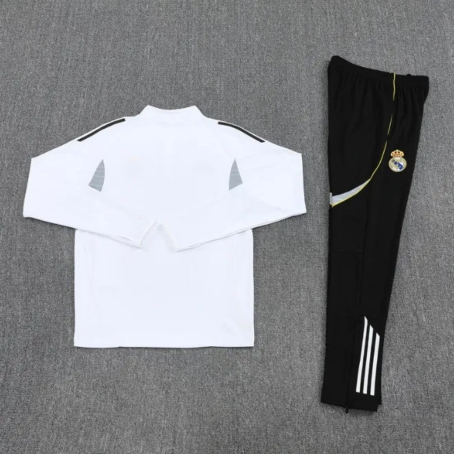 Real Madrid Tracksuit White 25/26