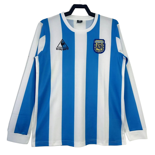 Argentina Retro Long Sleeve Home Kit 85/86